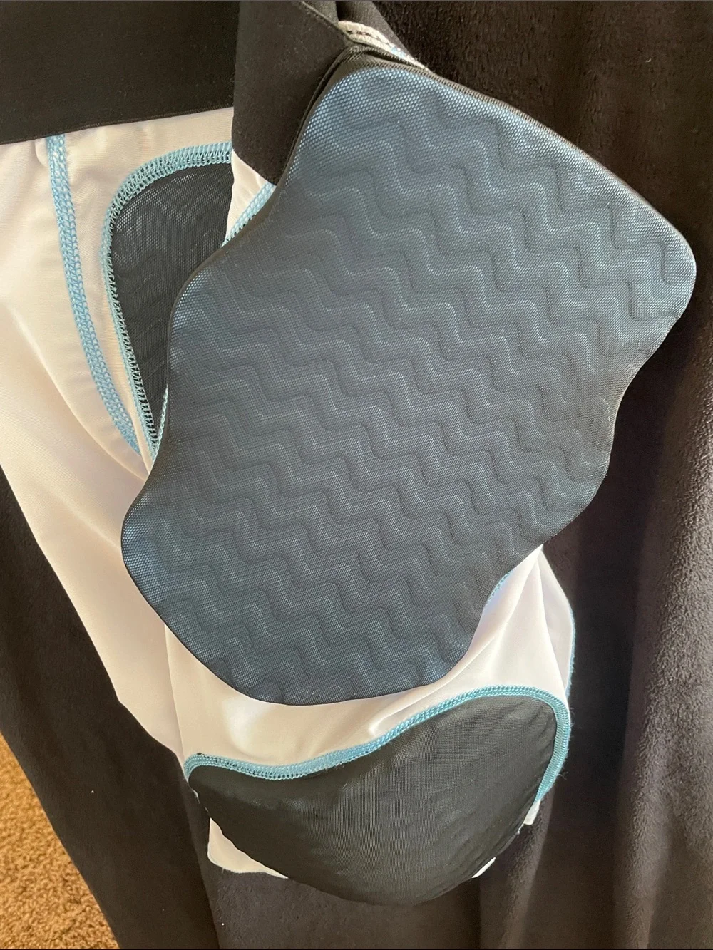 Mens football compression shorts